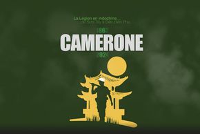 Visuel de Camerone 2024 avec le thème "De Sontay à Dien Bien Phu, la Légion étrangère en Indochine" 