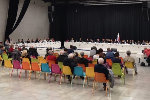 Conseil municipal à l'Espace des Libertés le 13 décembre 2022