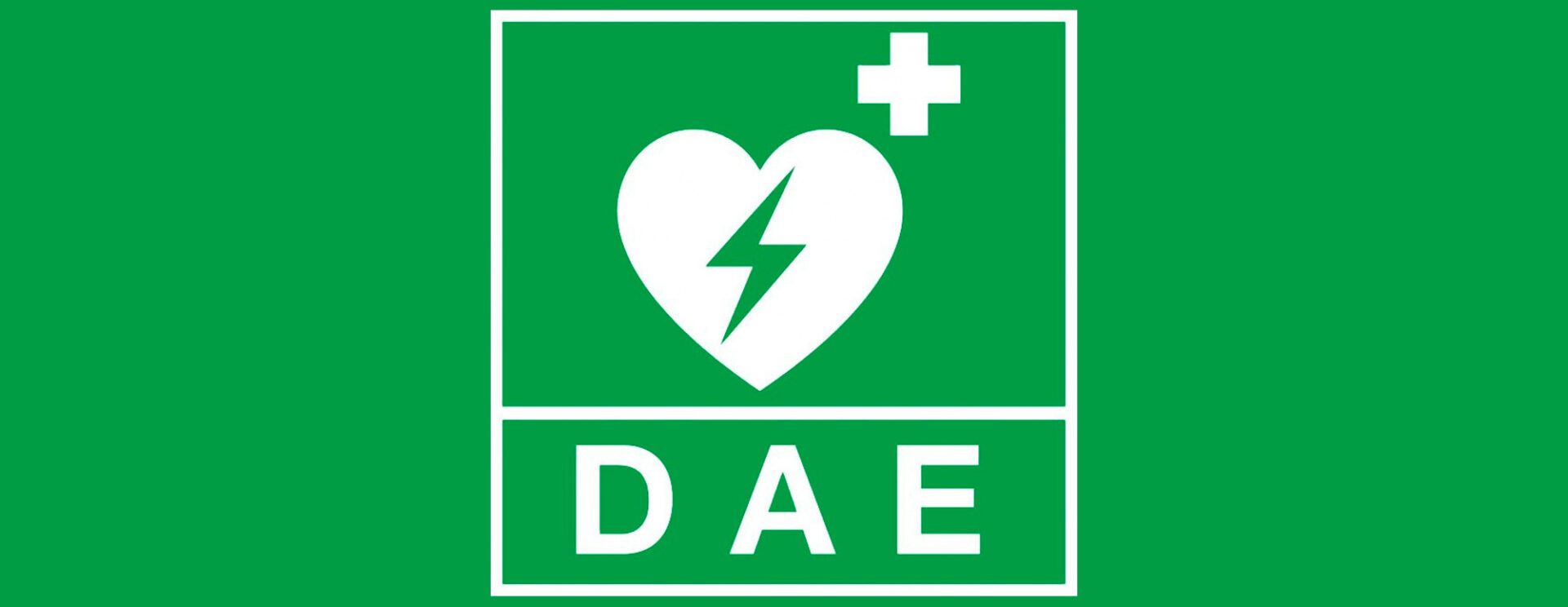 Logo DAE sur fond vert