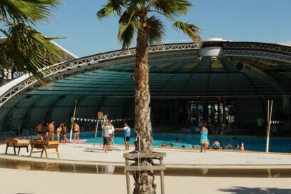 Vue de la piscine Alain Bernard - Agrandir l'image, fenêtre modale