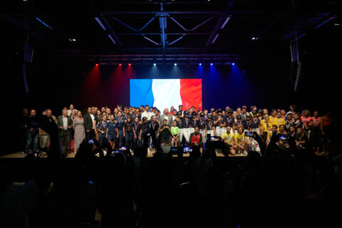 Tous les lauréats des Trophées sportifs 2023 sur la scène de l'Espace des Libertés.