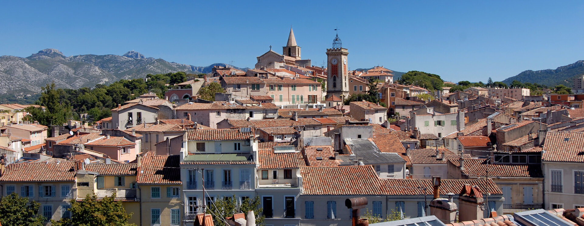 Vue du coeur de ville d'Aubagne
