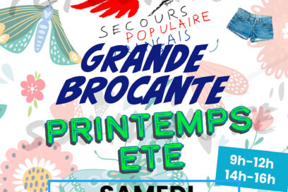 Grande brocante du secours populaire - Agrandir l'image, fenêtre modale