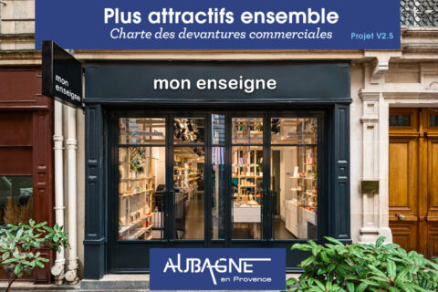 Une de la charte des devantures commerciales de la ville d'Aubagne