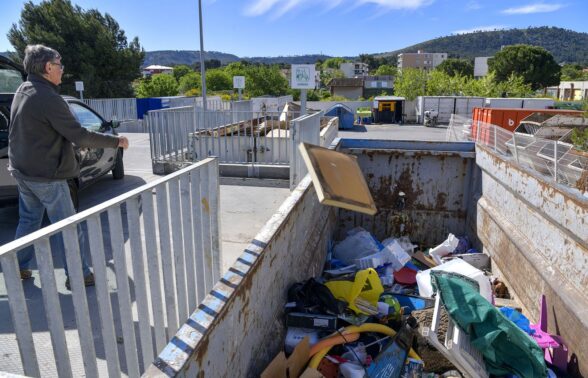 La déchèterie Saint-Mitre à Aubagne