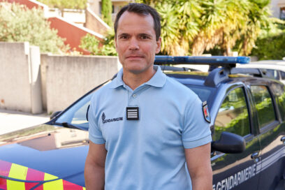 Le commandant des gendarmes d'Aubagne Eric Vincent - Agrandir l'image, fenêtre modale