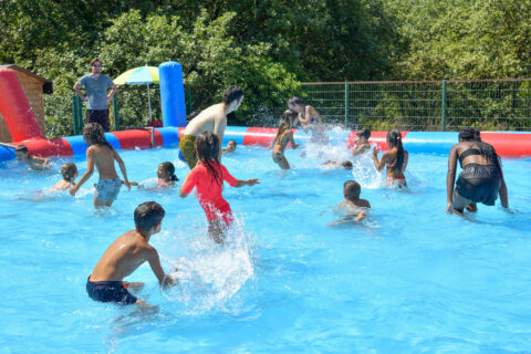 La piscine au centre aéré des Espillières