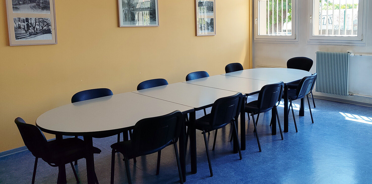 Salle du conseil d'administratif dans les locaux du CCAS