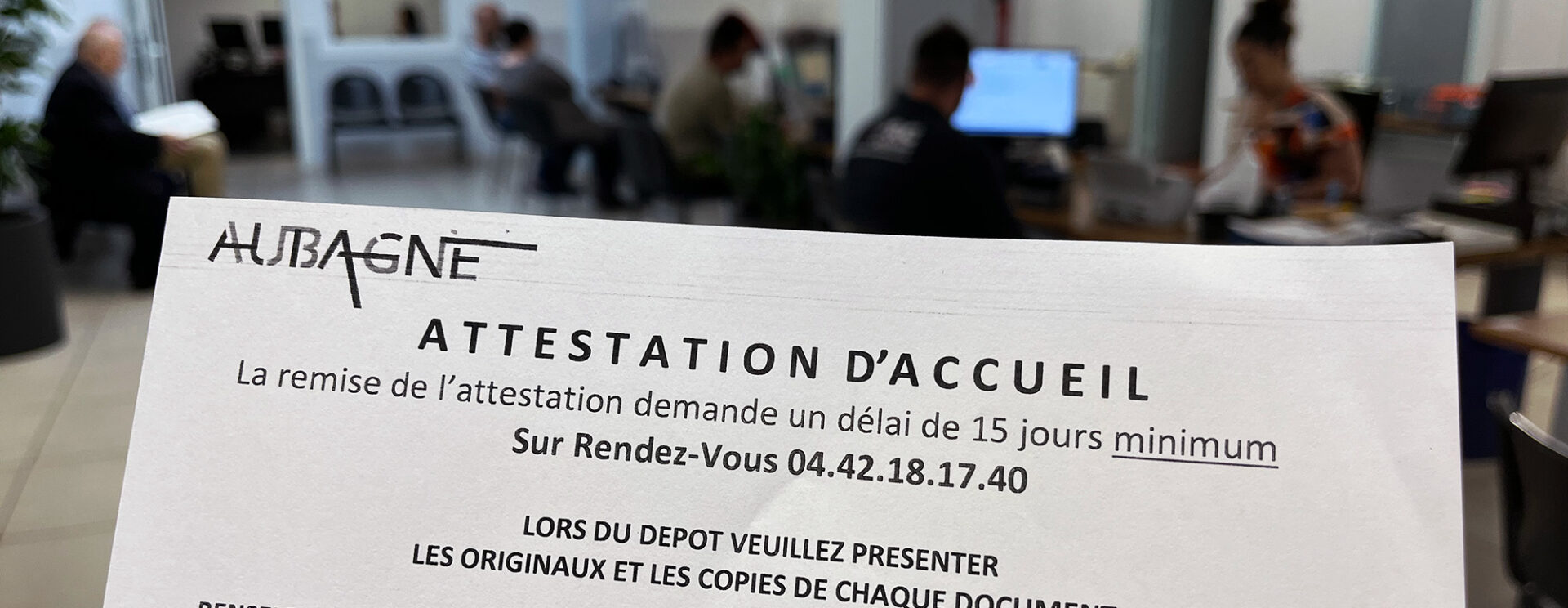 Attestation d'accueil