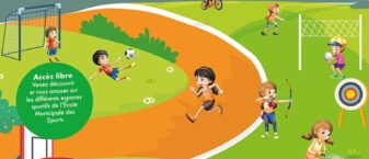 Affiche de la Fête de l'École municipale des sports 2024 à Aubagne.