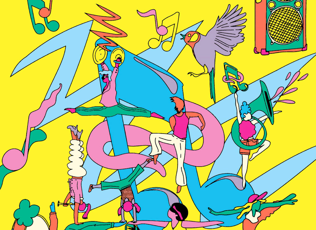 Affiche de la Fête de la musique 2024 à Aubagne.