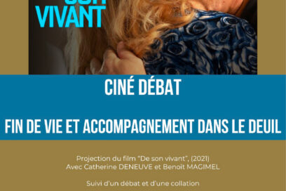 Affiche ciné-débat avec le film "De son vivant" - Agrandir l'image, fenêtre modale