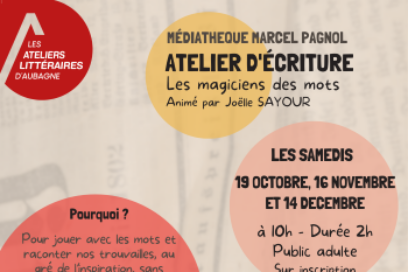 "Les magiciens des mots" atelier animé par Joëlle Sayour - Agrandir l'image, fenêtre modale