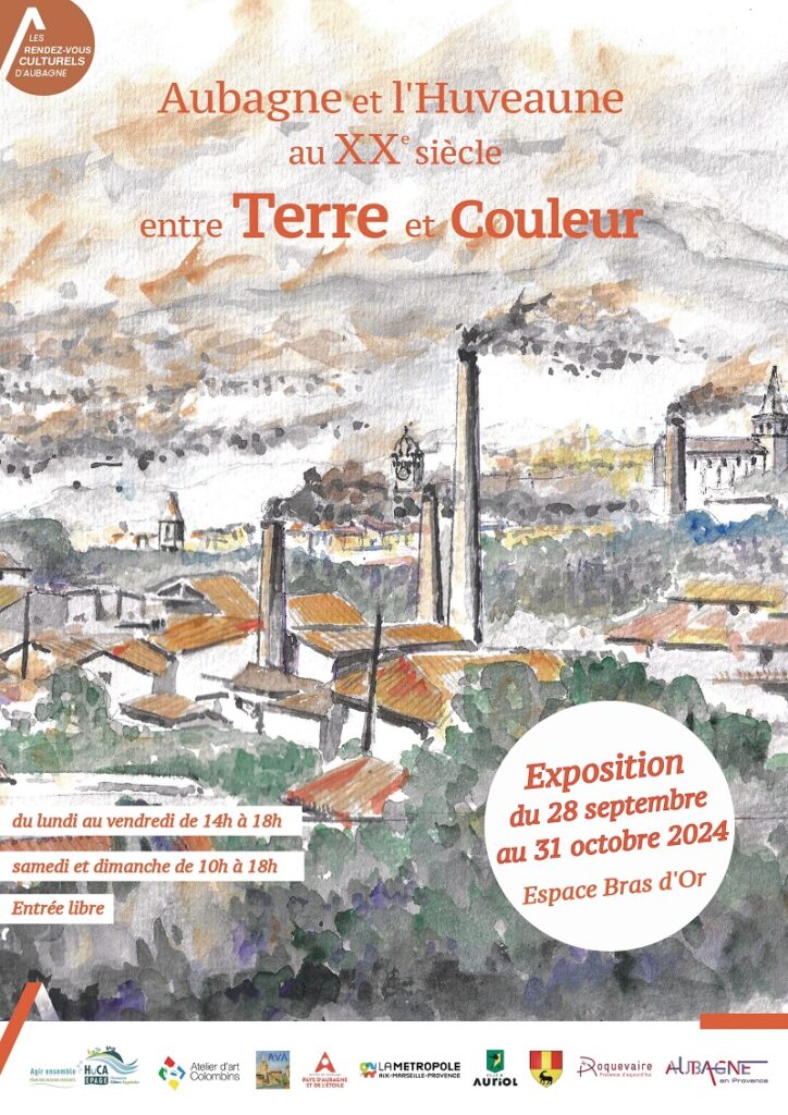 Affiche de l'exposition "Entre Terre et Couleur" - Agrandir l'image, fenêtre modale