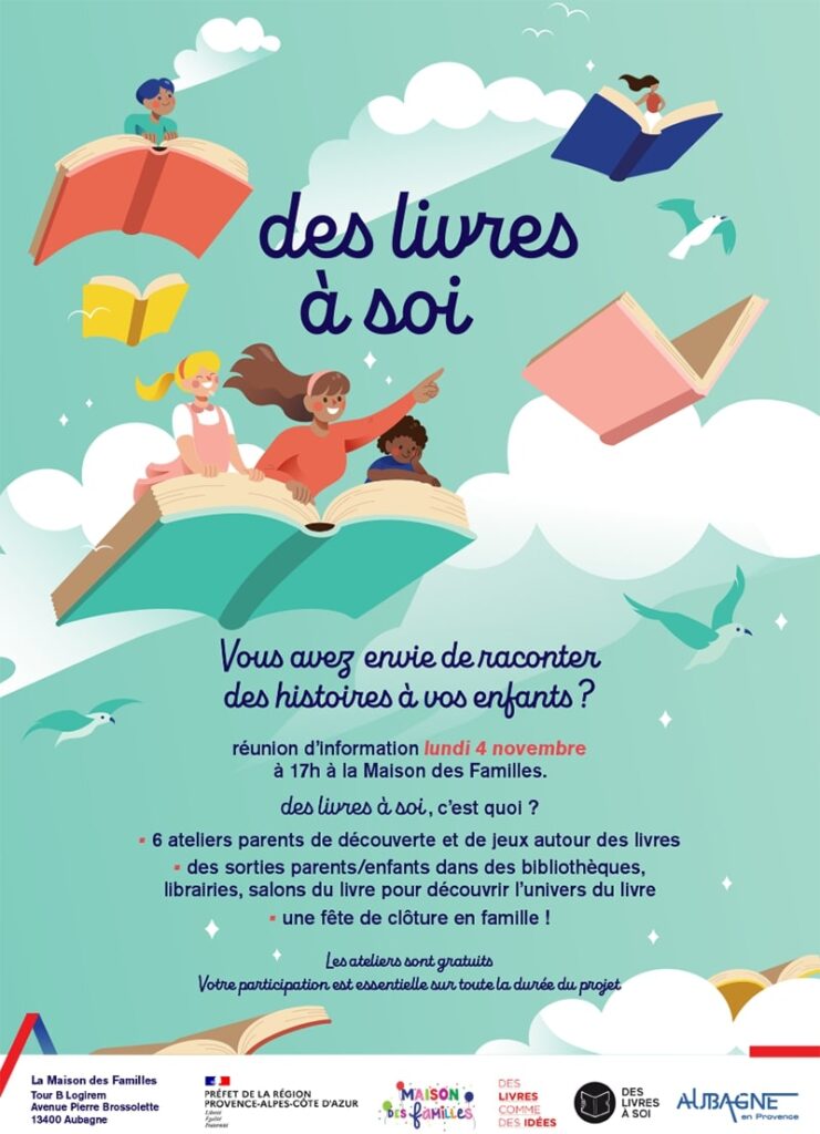 Des livres à soi, un atelier de lecture à vivre en famille - Agrandir l'image, fenêtre modale