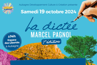 7e édition de la dictée Marcel Pagnol le samedi 19 octobre 2024 à l'Espace des Libertés d'Aubagne. Lue et complexifiée par Didier Van Cauwelaert - Agrandir l'image, fenêtre modale