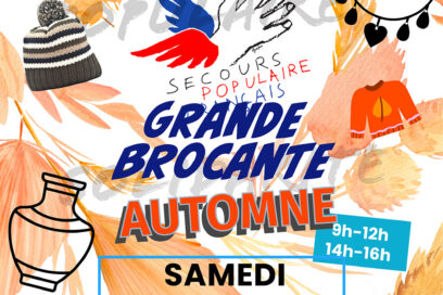Grande brocante du Secours Populaire le samedi 12 octobre 2024 à l'Espace Ambroise Croizat - Agrandir l'image, fenêtre modale