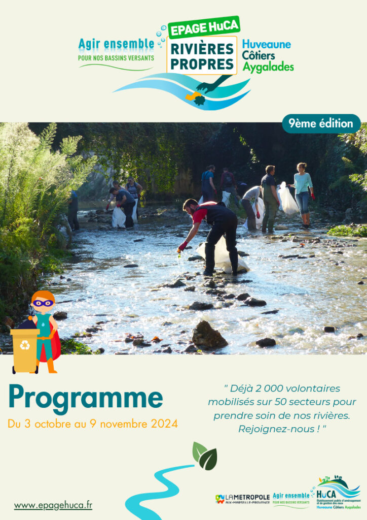 Une du programme Rivières Propres 2024 - Agrandir l'image, fenêtre modale