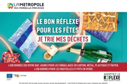 Le bon réflexe pour les fêtes : je trie mes déchets - Agrandir l'image, fenêtre modale