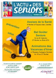 Une de l'Actu des seniors de février 2025 à Aubagne - Agrandir l'image, fenêtre modale