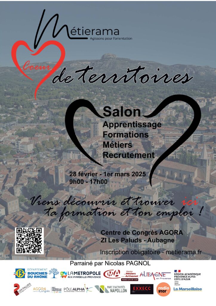 Affiche du salon Métierama 2025 à Aubagne - Agrandir l'image, fenêtre modale
