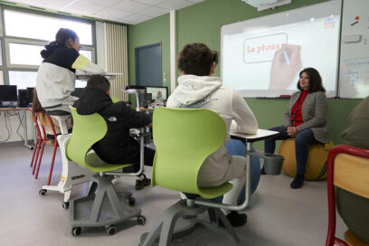 Élèves en décrochage scolaire au micro collège Lakanal - Agrandir l'image, fenêtre modale