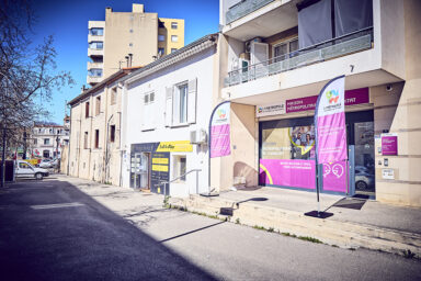 Façade de la Maison métropolitaine de l'habitat à Aubagne