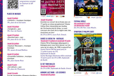 Programme des Festivales d'Aubagne 2025 paru dans l'AJJ 893 - Page 2 - Agrandir l'image 2 sur 4, fenêtre modale