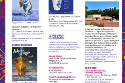 Programme des Festivales d'Aubagne 2025 paru dans l'AJJ 893 - Page 3 - Agrandir l'image 3 sur 4, fenêtre modale
