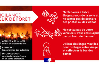 Vigilance rouge feu de forêt - Agrandir l'image, fenêtre modale