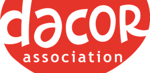 cœur rouge avec écrit à l'intérieur dacor association