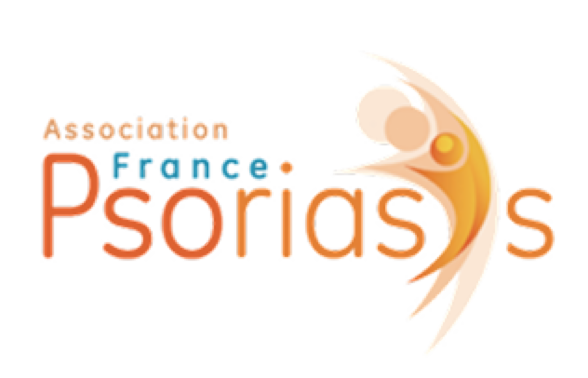 Bonhomme orange qui remplace le i de Psoriasis