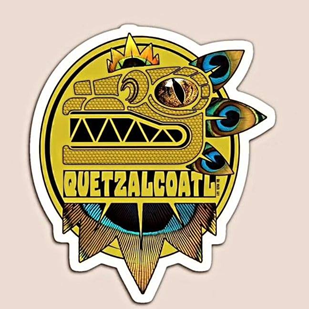 Dessin masque aztèque