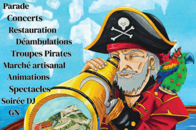 Affiche pour le Festival Le tour du monde des Pirates