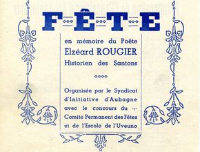 Programme des fêtes en l'honneur d'Elzéard Rougier - Agrandir l'image, .JPG 389,2 Ko (fenêtre modale)